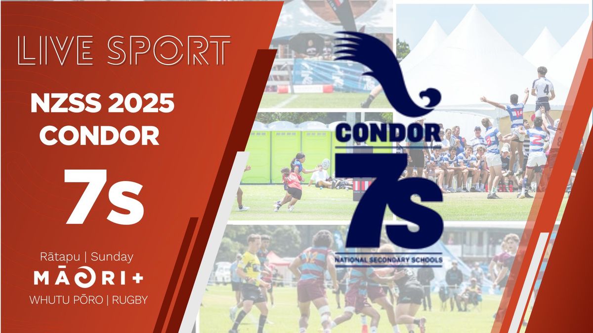 Watch NZSS 2025 Condor 7s live | MĀORI+ | Whakaata Māori